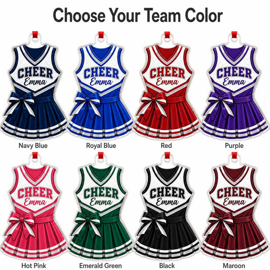 Personalized Cheer Ornament