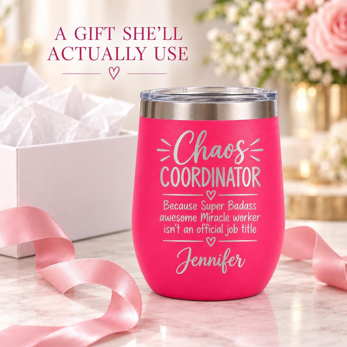 Personalized Chaos Coordinator Tumbler