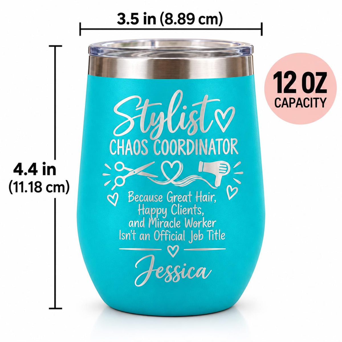 Personalized Hairstylist Tumbler