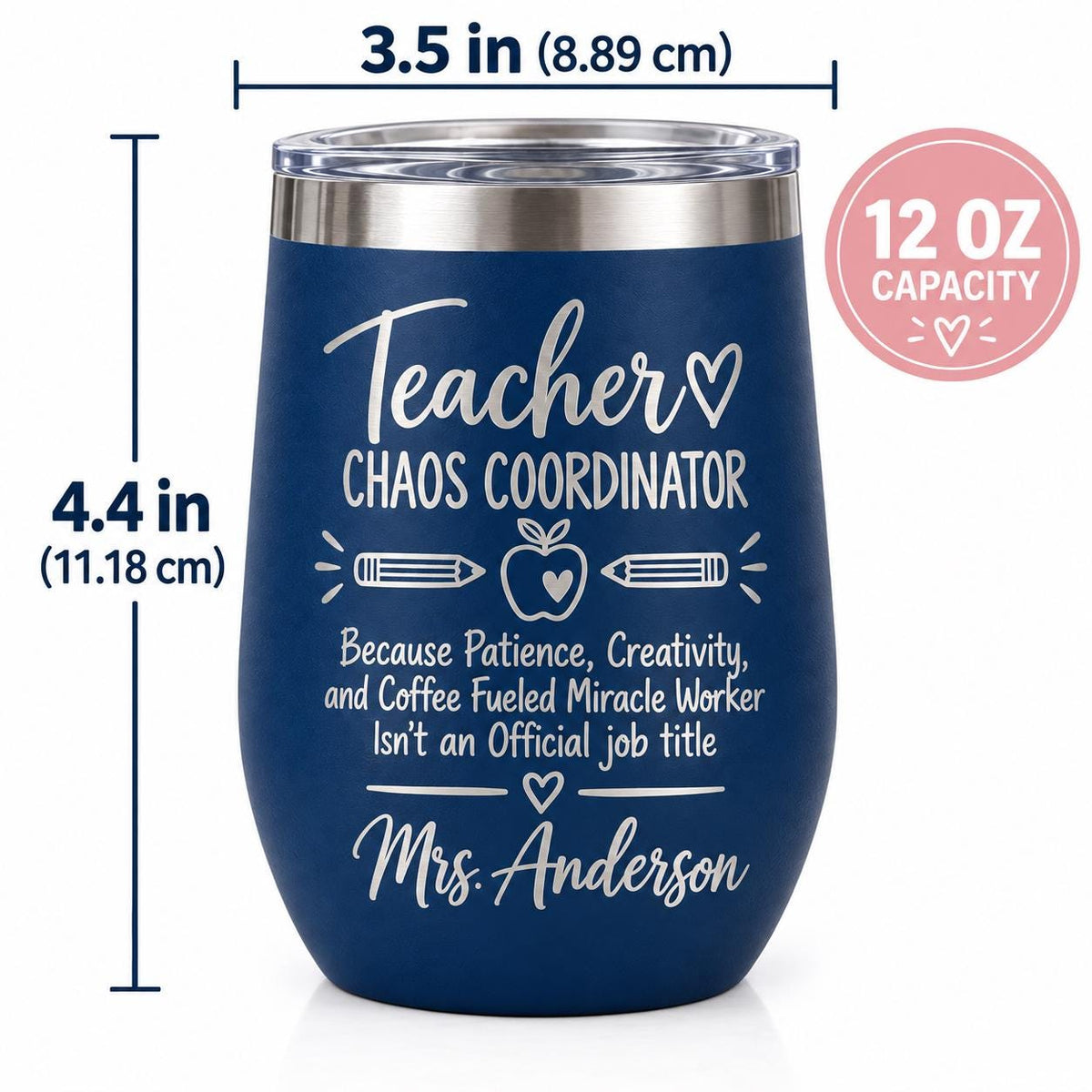 Personalized Teacher Tumbler