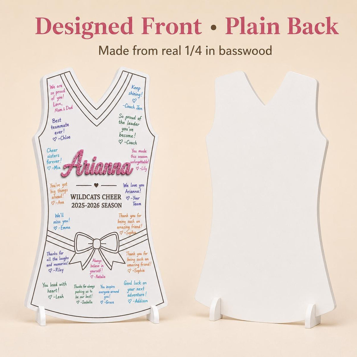 Personalized Cheer Senior Night Sign | Signing Board
