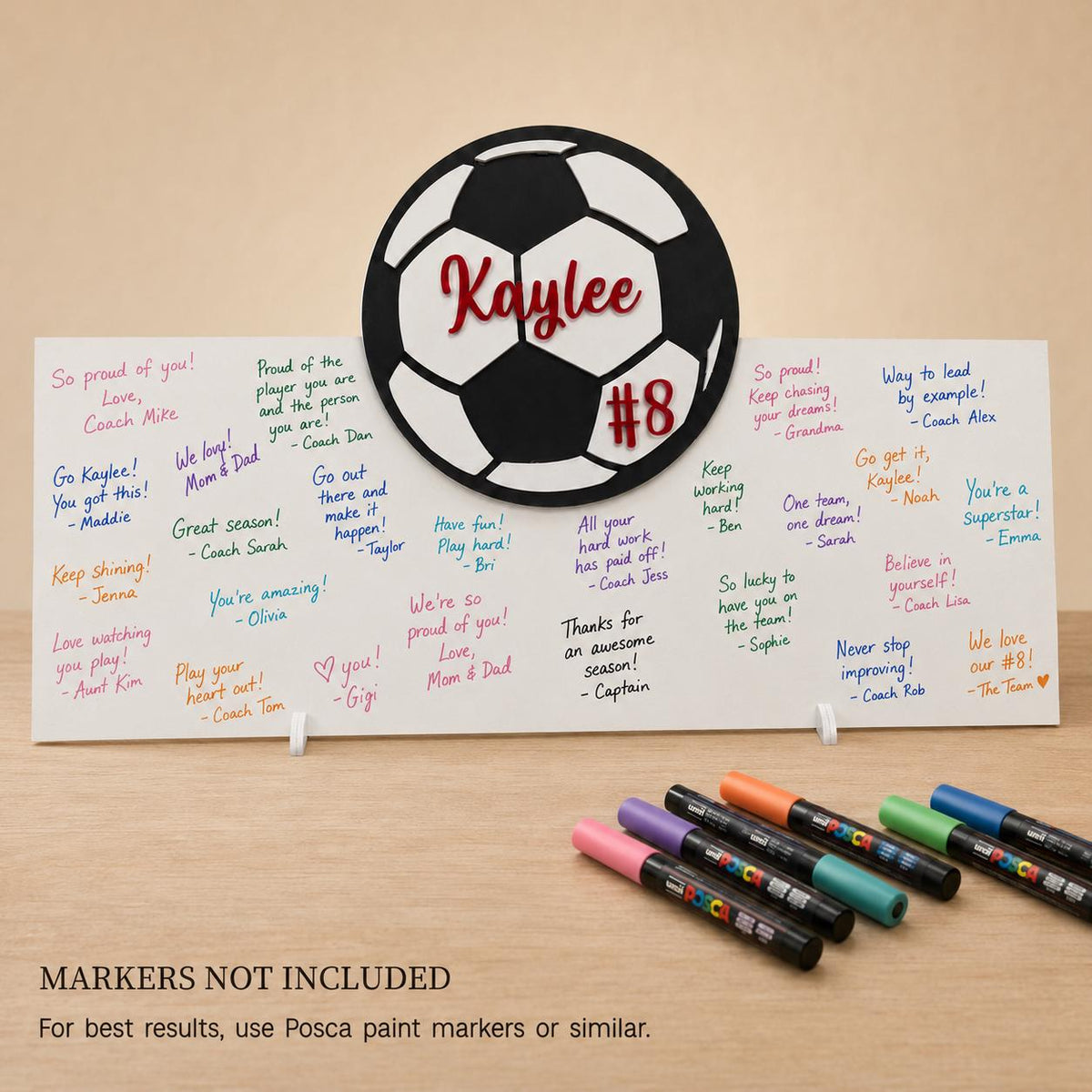 Personalized Soccer Senior Night Sign | Team Signature Board