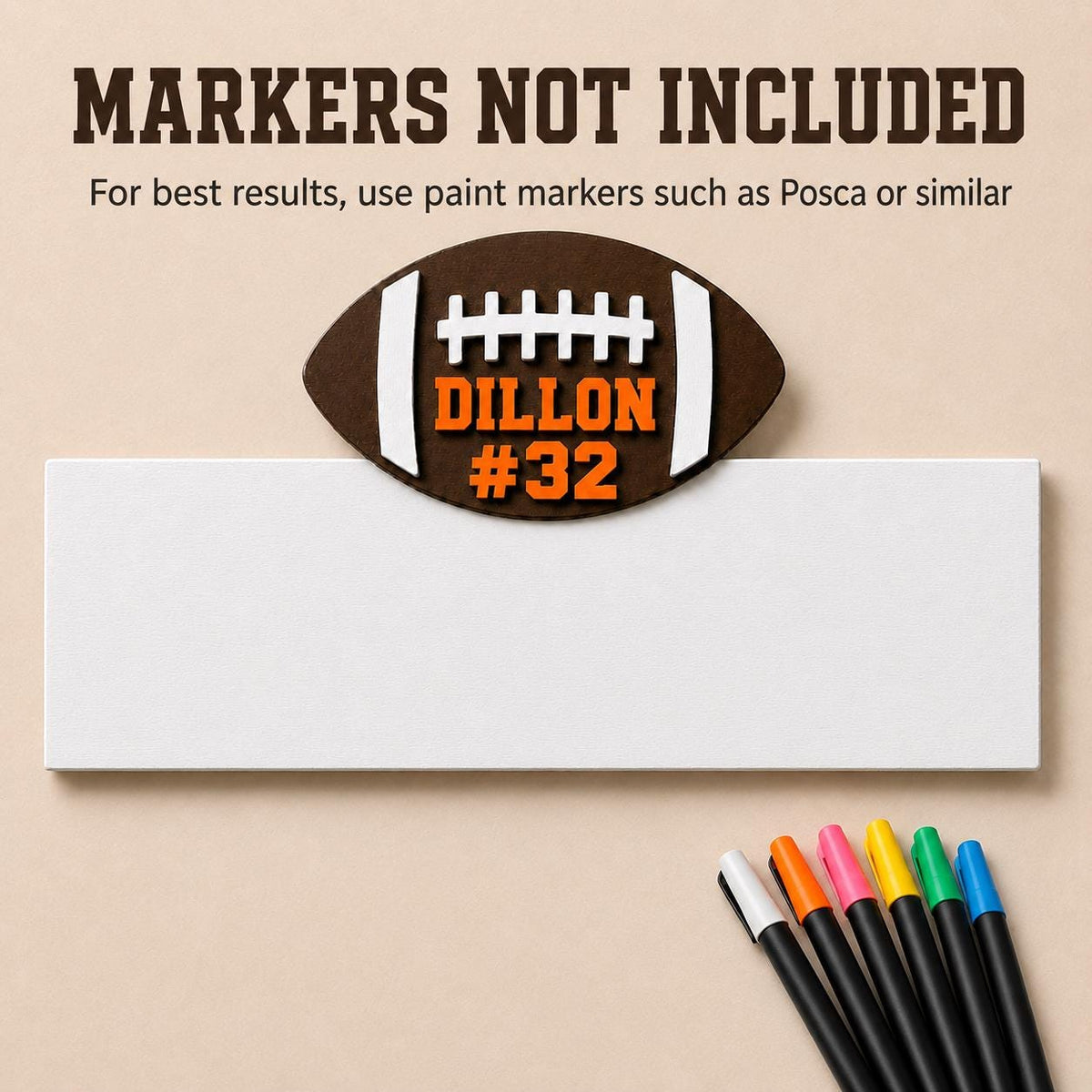 Personalized Football Senior Night Sign | Team Signing Board
