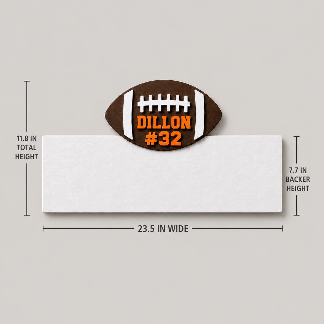 Personalized Football Senior Night Sign | Team Signing Board