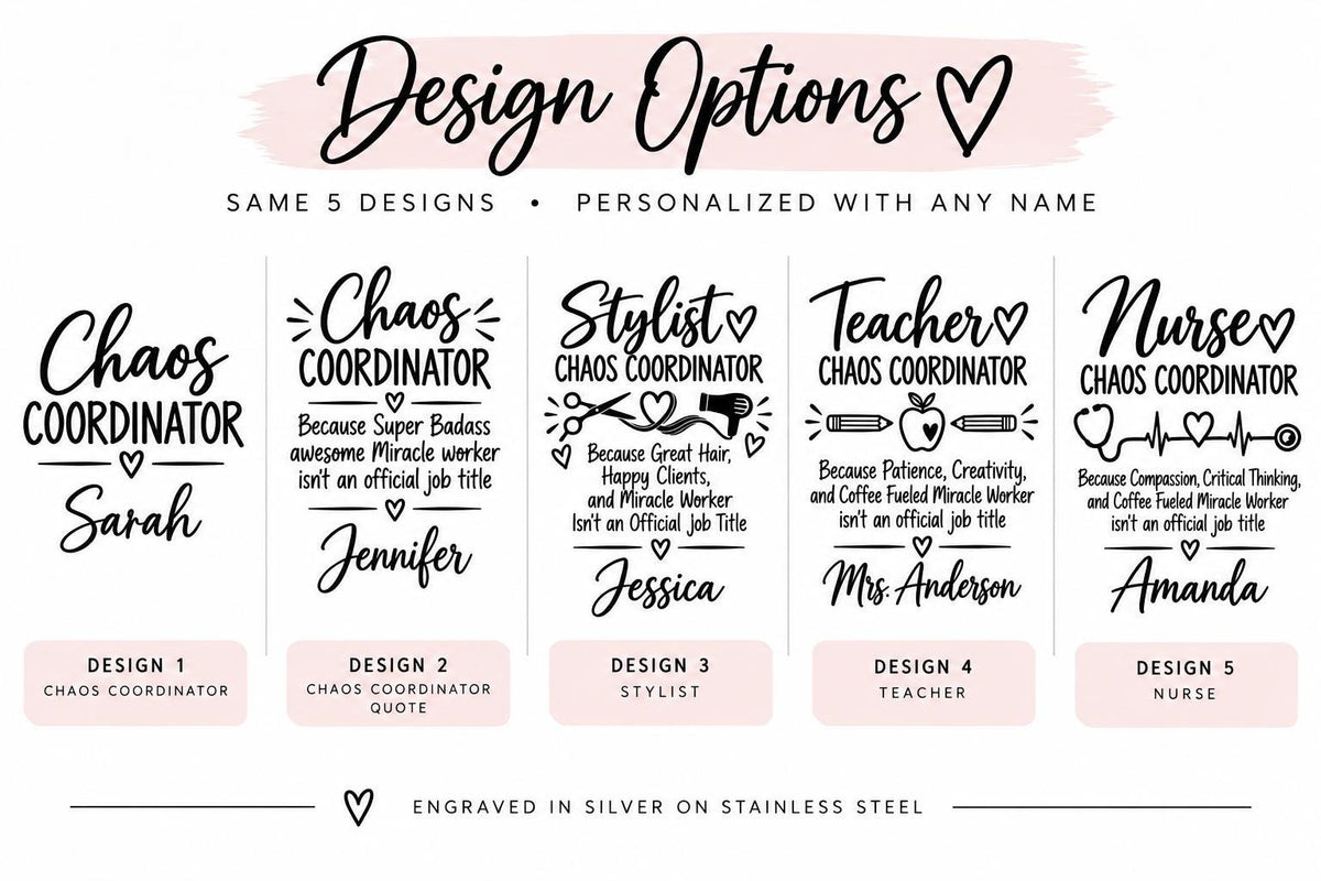 Personalized Chaos Coordinator Tumbler