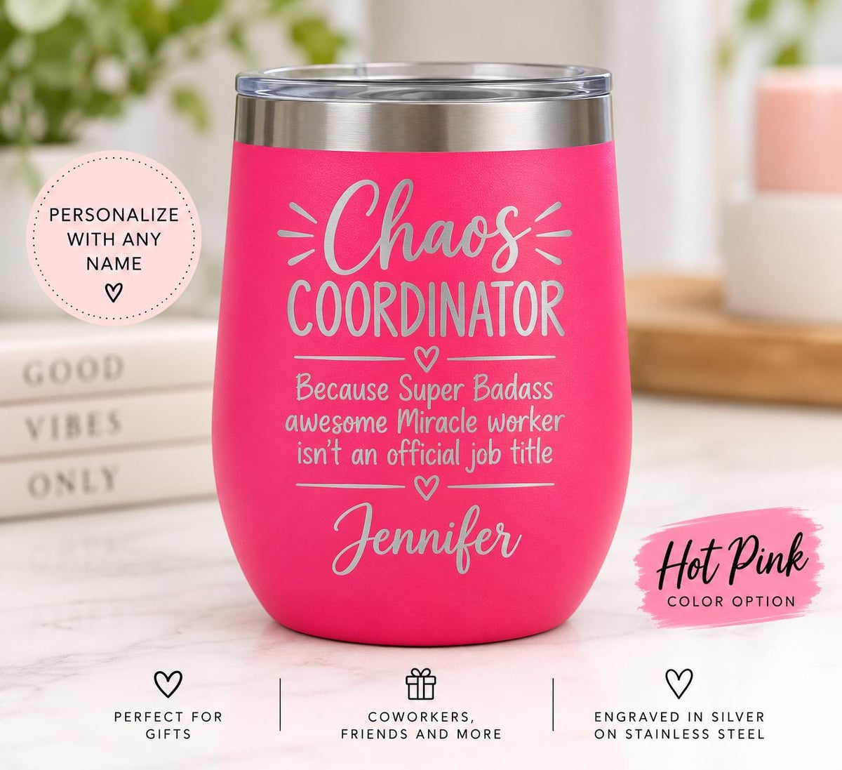 Personalized Chaos Coordinator Tumbler