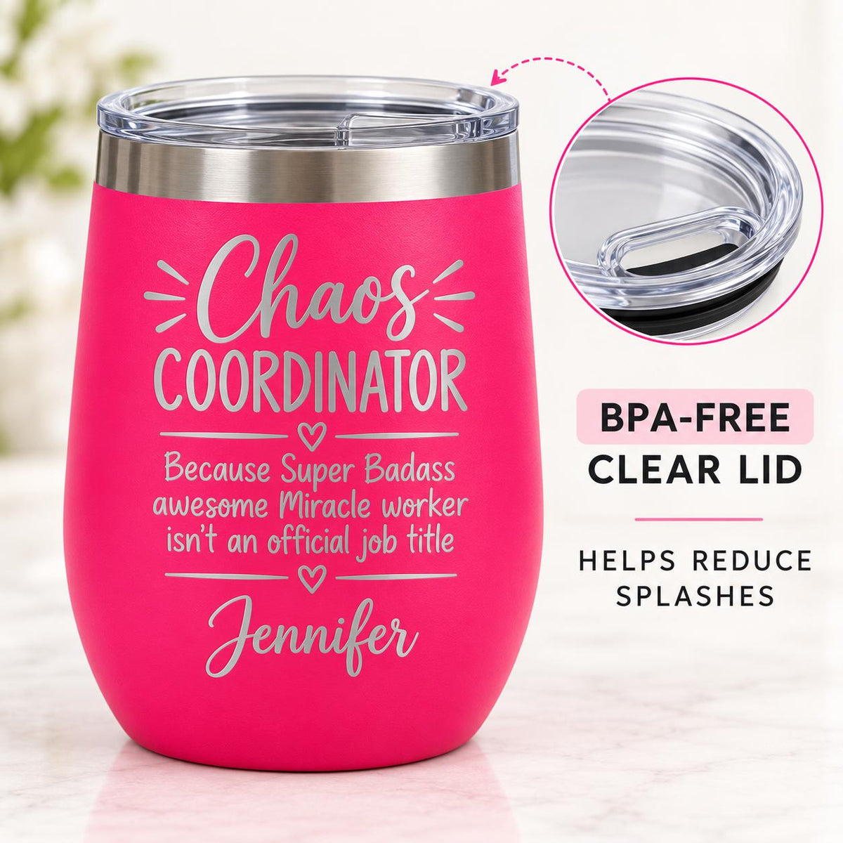Personalized Chaos Coordinator Tumbler