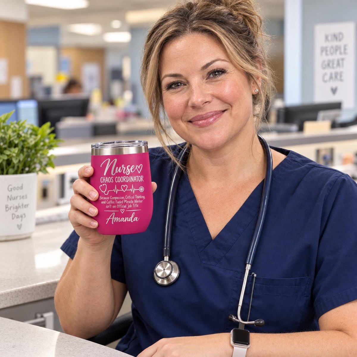 Personalized Nurse Tumbler