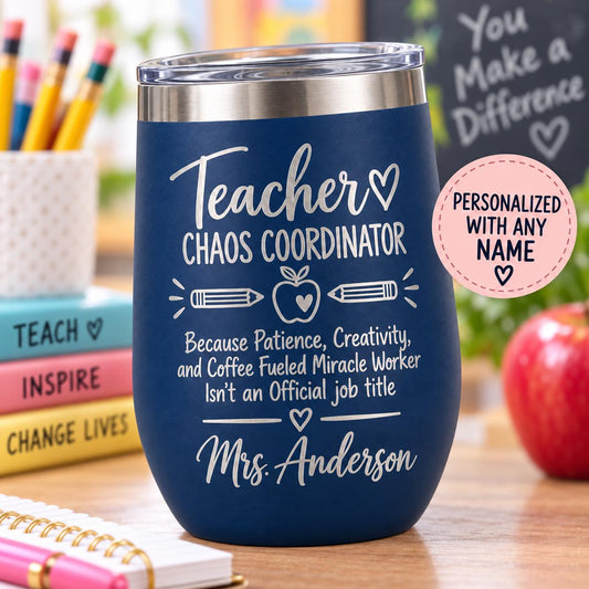Personalized Teacher Tumbler