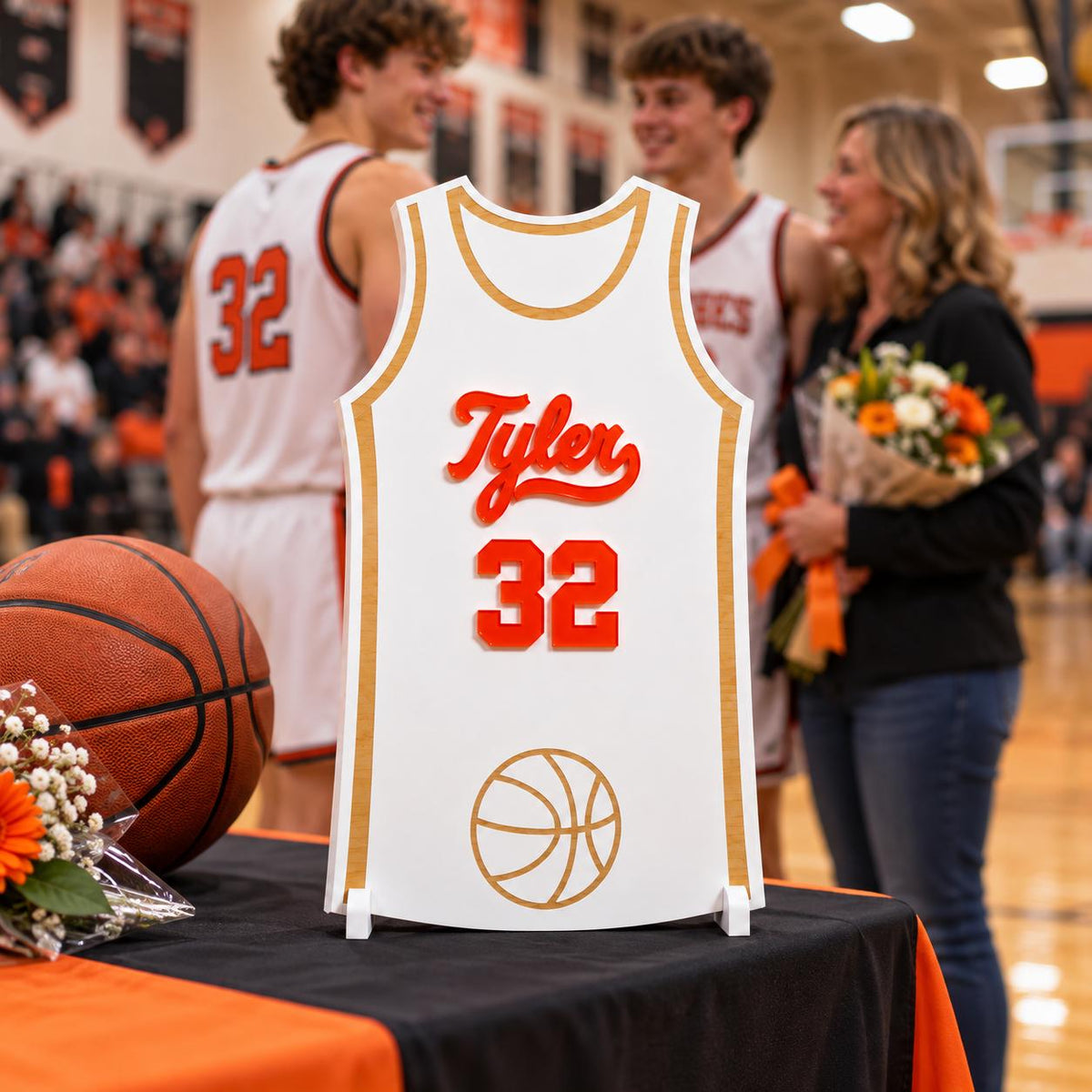 Personalized Basketball Senior Night Signing Board