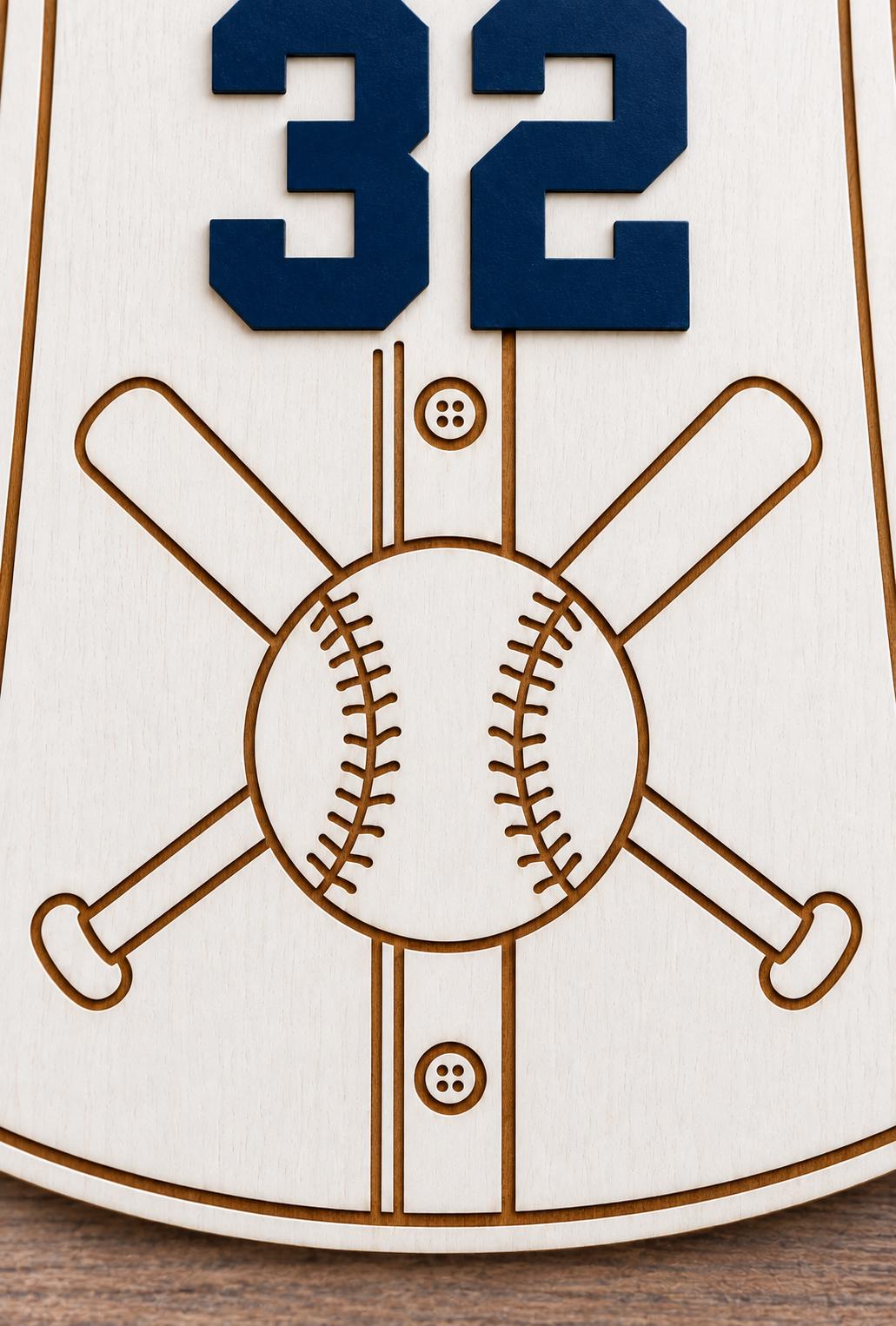 Personalized Baseball Senior Night Sign