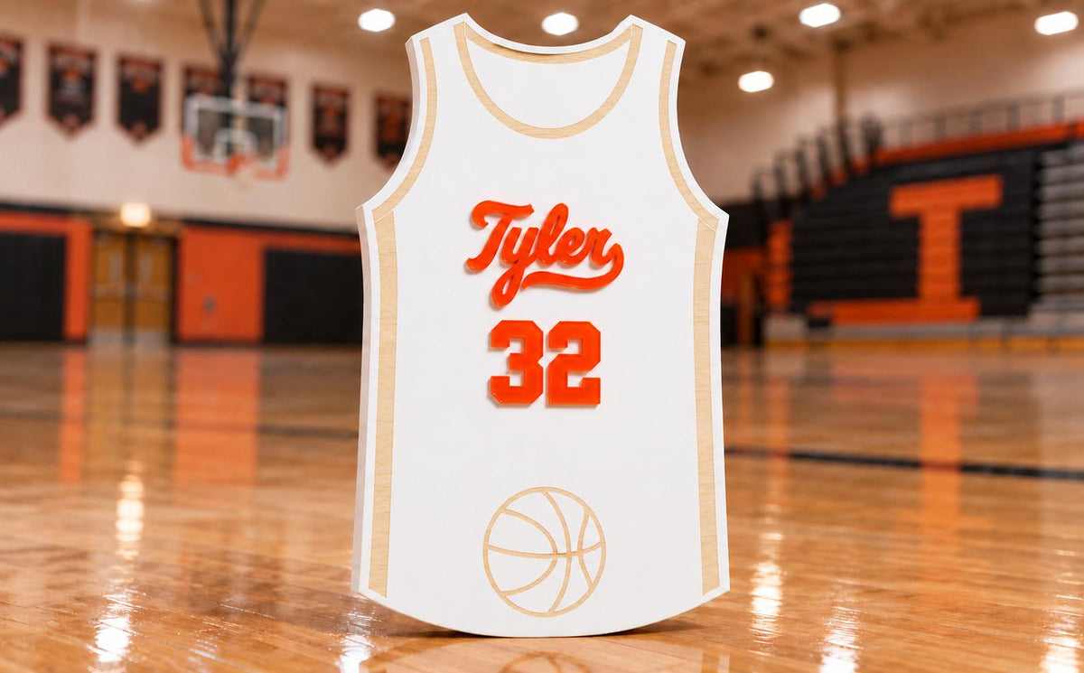 Personalized Basketball Senior Night Signing Board