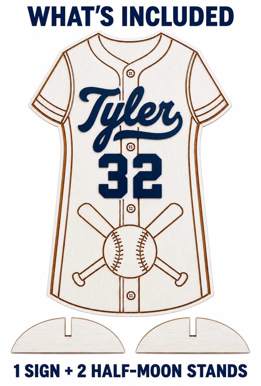 Personalized Baseball Senior Night Sign