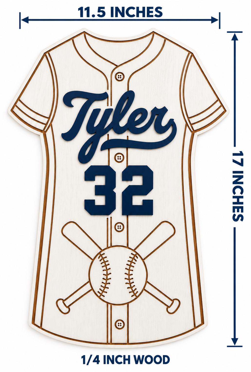 Personalized Baseball Senior Night Sign
