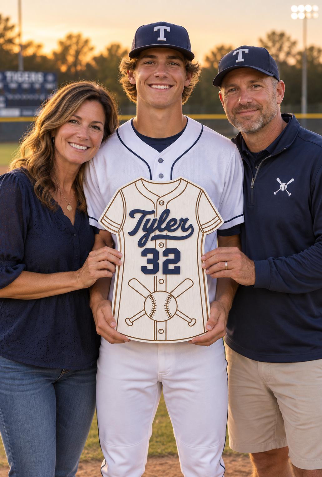 Personalized Baseball Senior Night Sign