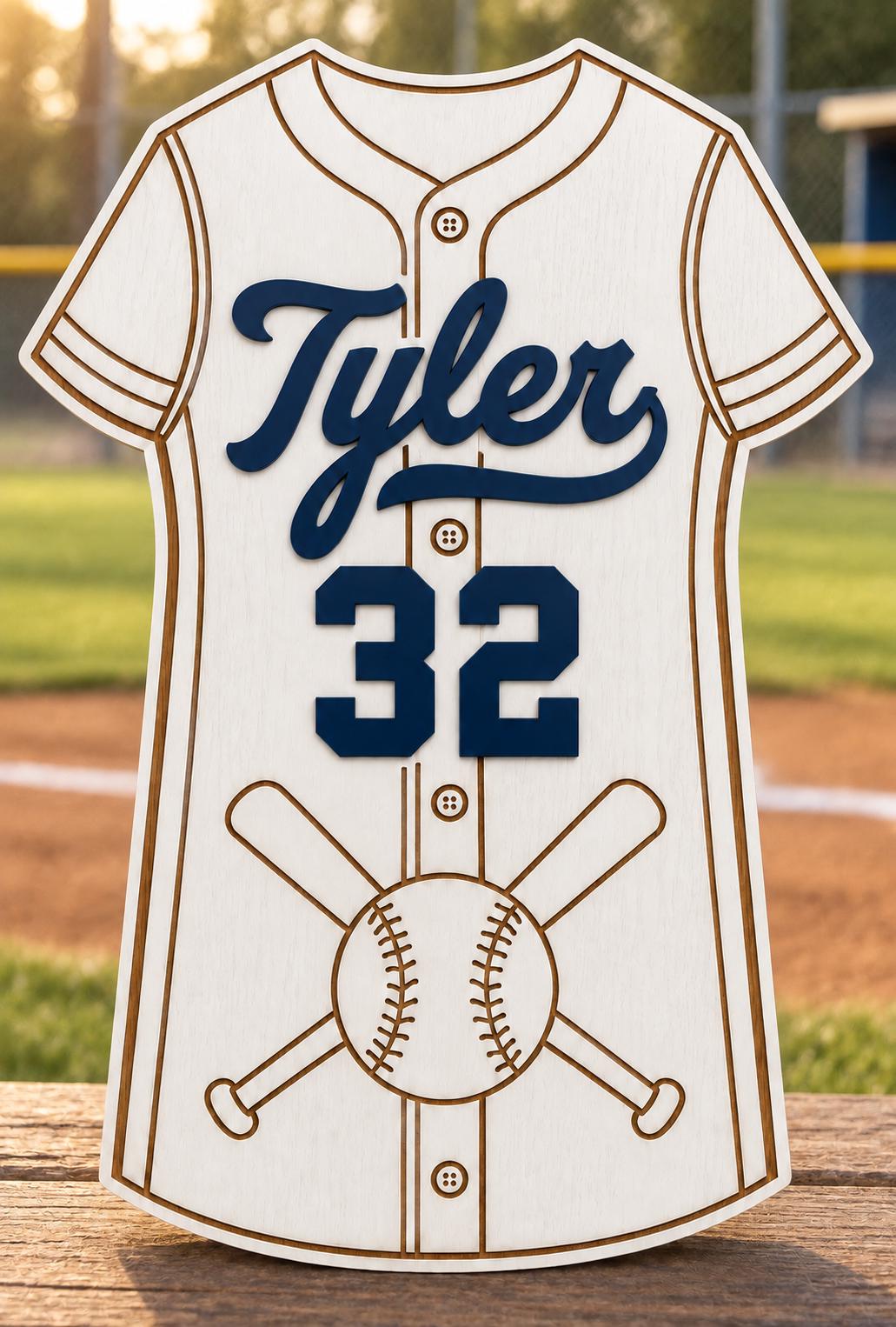 Personalized Baseball Senior Night Sign