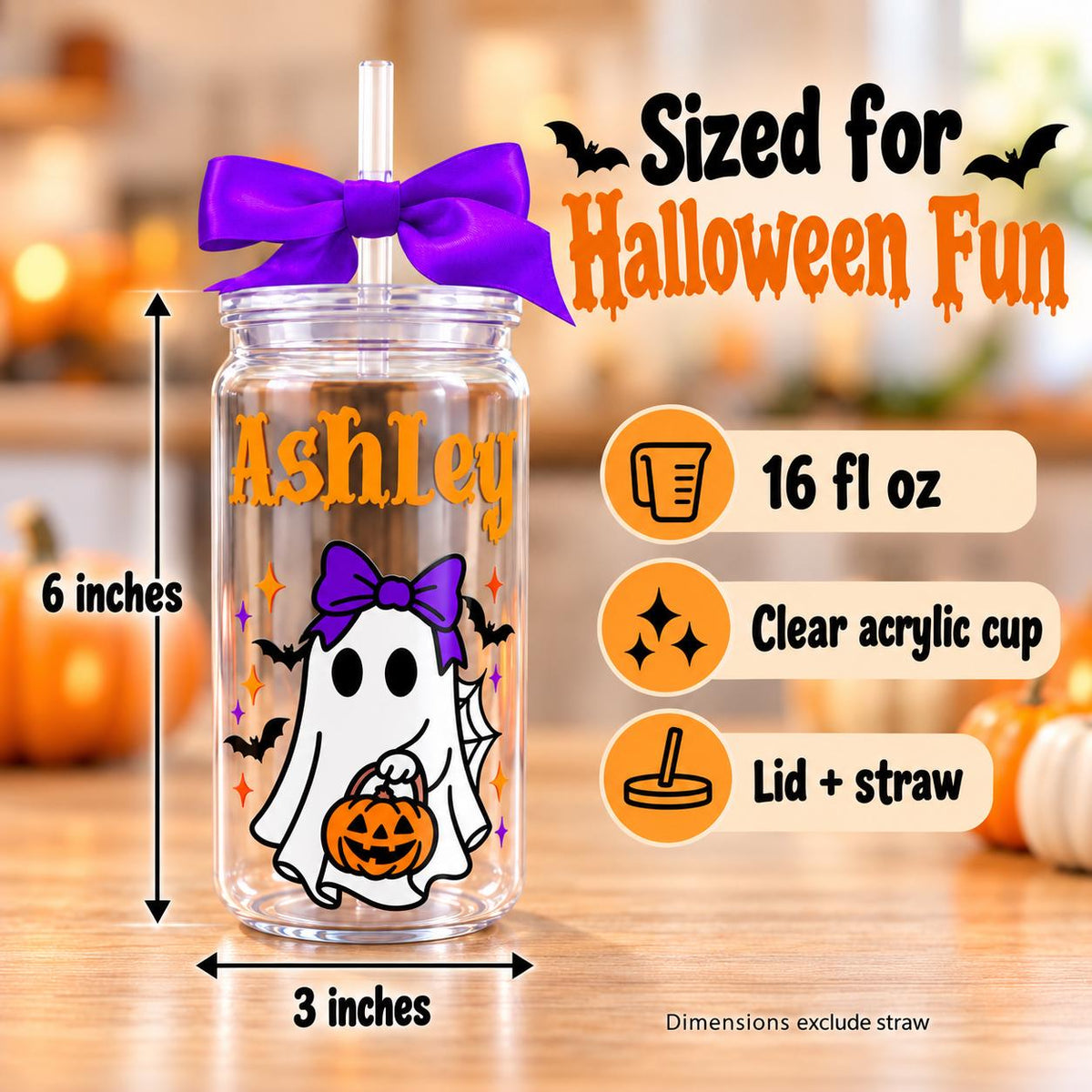 Kids Halloween Tumbler