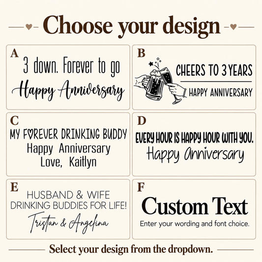 3rd Anniversary gift for him