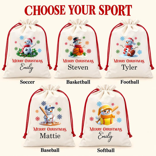 Soccer Santa Sack