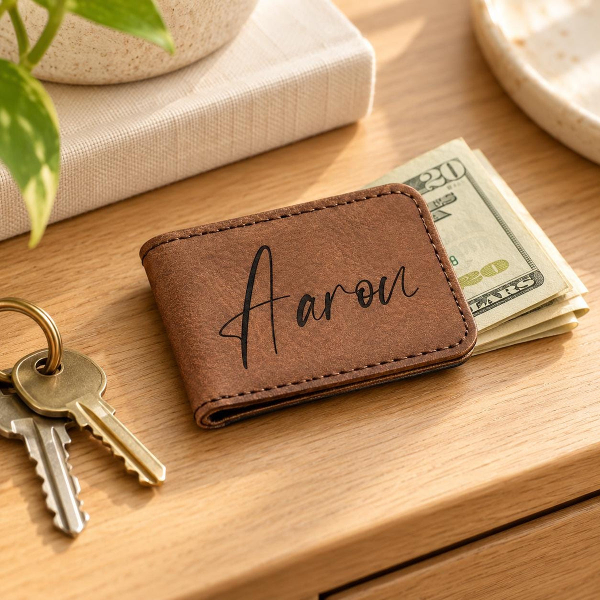 Engraved Groomsmen Money Clip