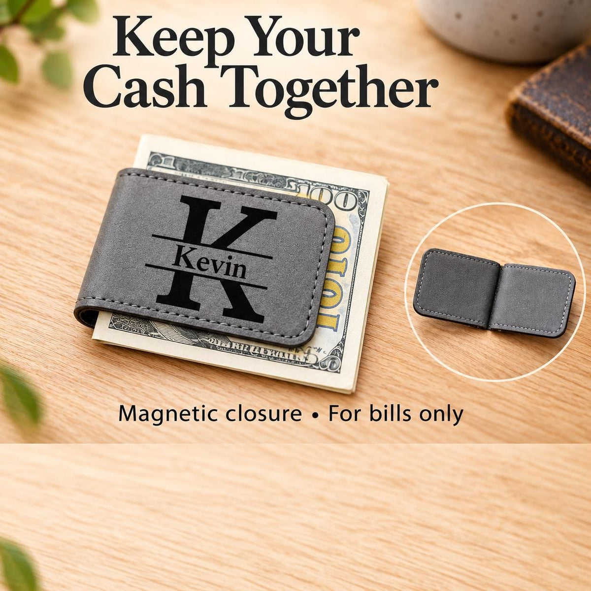 Engraved Groomsmen Money Clip