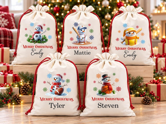 Soccer Santa Sack