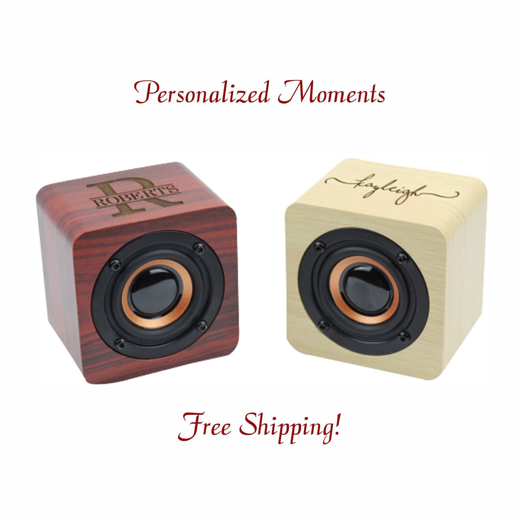 Personalized Bluetooth Speaker, Portable & Rechargeable