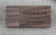 Load image into Gallery viewer, Personalized Wooden USB 2.0  Flash Drive
