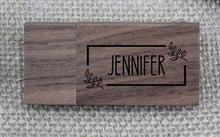 Load image into Gallery viewer, Personalized Wooden USB 2.0  Flash Drive
