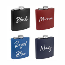 Load image into Gallery viewer, Personalized Flask, Stainless steel Flask for Men
