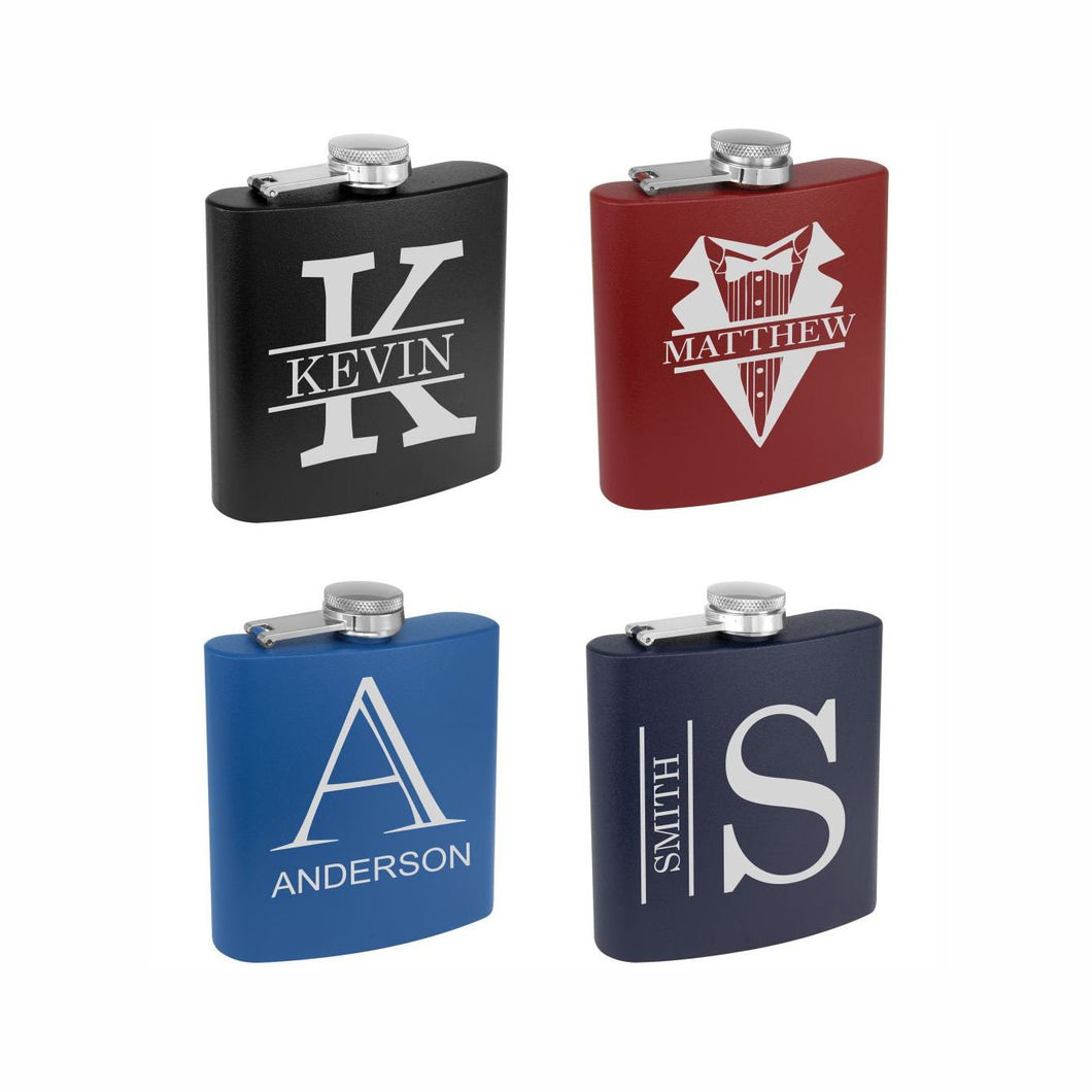 Personalized Flask, Stainless steel Flask for Men