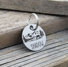 Load image into Gallery viewer, Personalized Pet Tag, Dog Tag, Cat Tag, Pet Id Tag, Custom Pet Tag, Cat collar tag, Dog name tag, Cat id tag,  Dog collar, Engraved tag,
