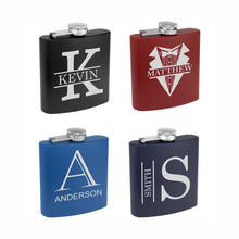 Load image into Gallery viewer, Personalized Flask, Stainless steel Flask for Men
