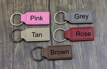 Load image into Gallery viewer, Customizable Leatherette key chain,
