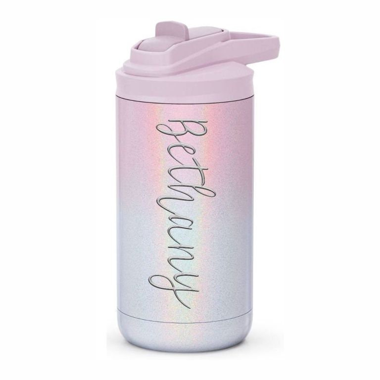 Personalized Kids Water Bottle with Straw, Back to School, 12 oz