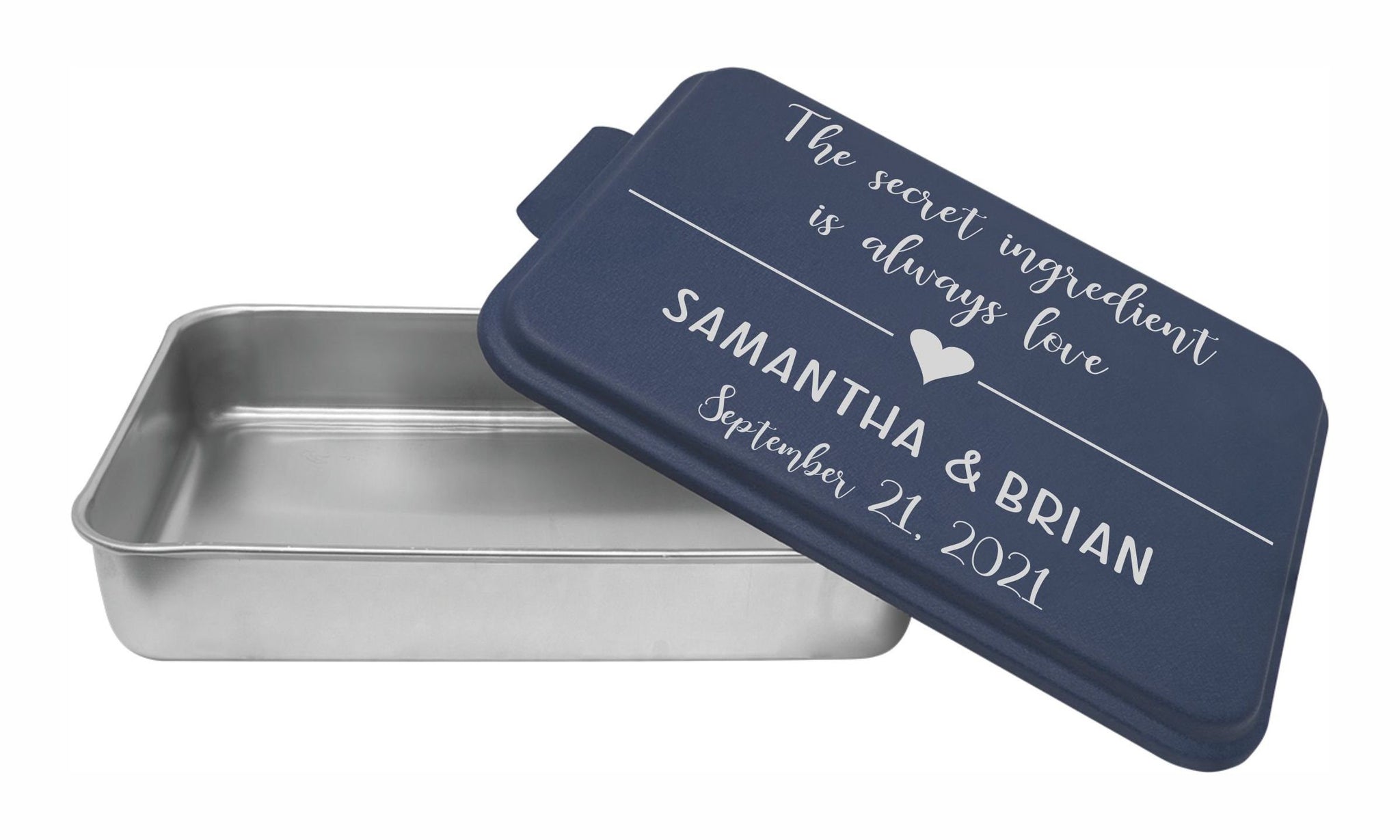 Personalized Cake Pan, Custom Engraved Cake Pan, Aluminum Cake Pan