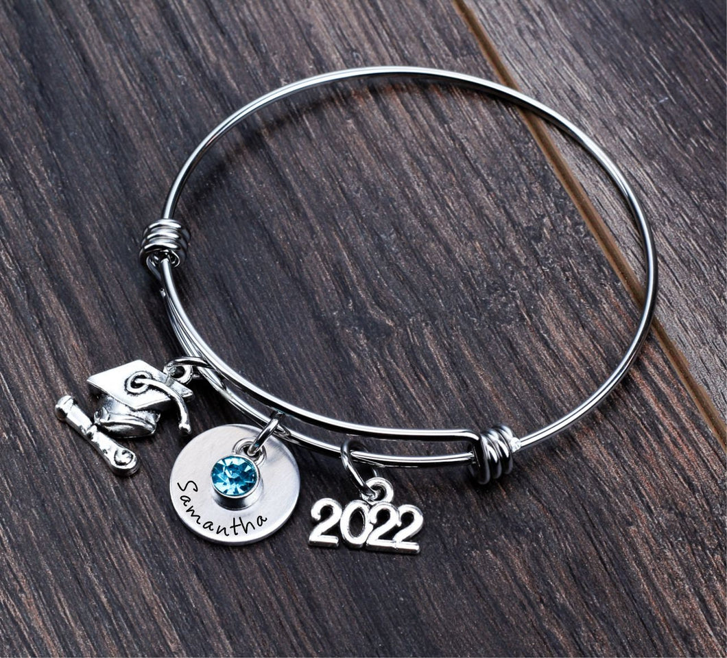 Personalized Graduation Bracelet Class of 2023