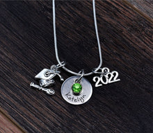 Load image into Gallery viewer, Graduation Necklace Personalized
