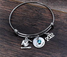 Load image into Gallery viewer, Personalized Graduation Bracelet Class of 2023
