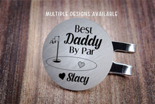 Load image into Gallery viewer, Personalized Golf Ball Marker for Dad
