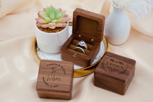 Load image into Gallery viewer, Custom Wood Ring Box
