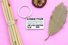 Load image into Gallery viewer, Coach key chain, Soccer coach,
