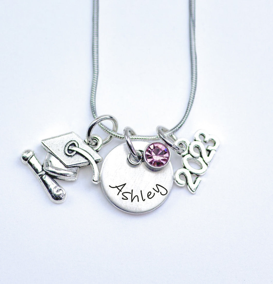 Graduation Necklace Personalized