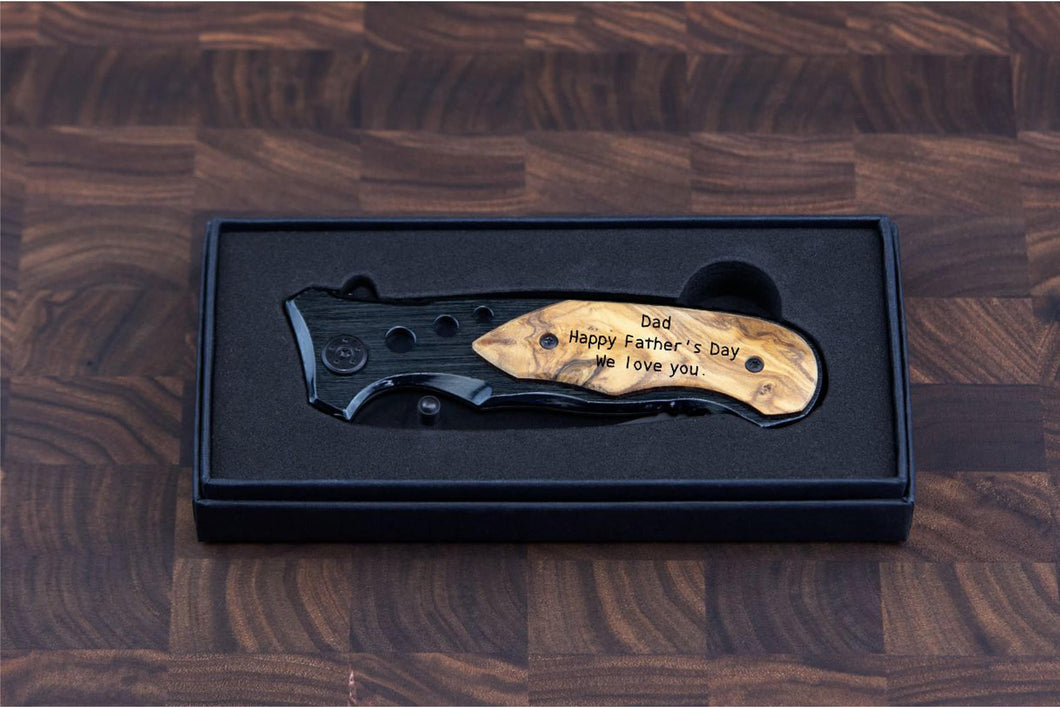 Personalized Pocket Knife, Father's Day Gift from Kids, Gift for Dad, Gift for him, #1 Dad, Fathers Day Gift