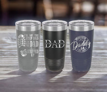 Load image into Gallery viewer, Personalized Dad Tumbler for Father&#39;s Day Gift for DAD - DAD Tumbler with Kid Names - Step Dad Tumbler Gift for Birthday New Dad Gift
