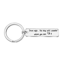 Load image into Gallery viewer, Drive safe Keychain - Funny stay safe keychain - Drive safe, I hate everyone else
