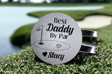 Load image into Gallery viewer, Personalized Golf Ball Marker for Dad
