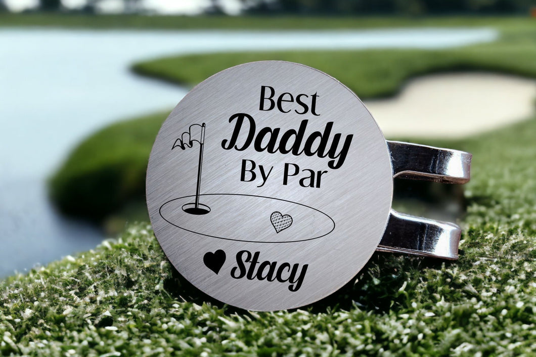 Personalized Golf Ball Marker for Dad