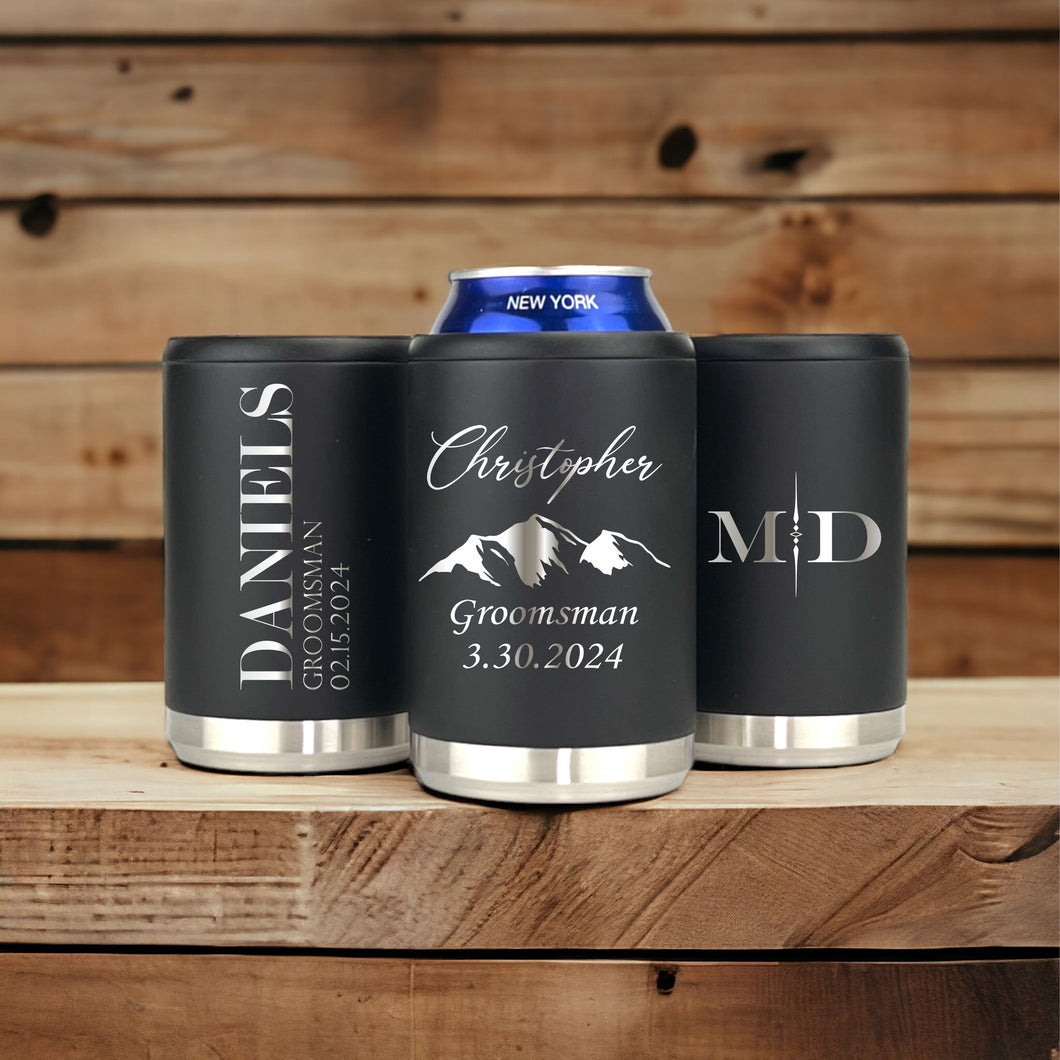 Groomsmen Can Cooler Holder •